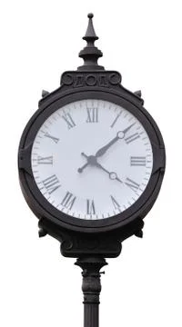 Street clock Stock Photos