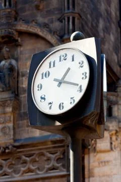 Street clock Stock-Fotos