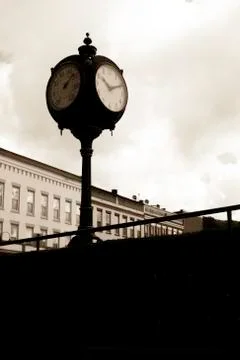 Street clock Stock Photos