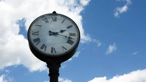 Street clock Stock Photos