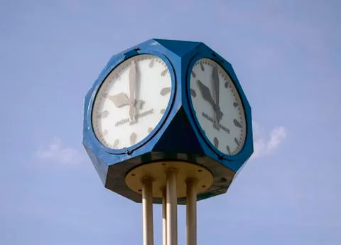 Street clock Stock Photos