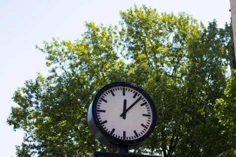 Street clock Stock Photos
