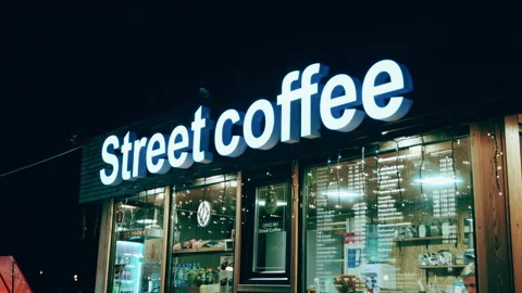 Street coffee Stock Footage 153247624