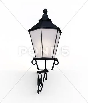 Street collection - street lamp Stock Illustration