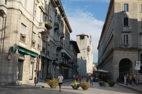 Street in Como Stock Photos