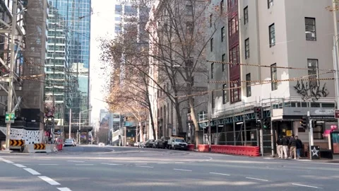 Street Construction in Melbourne Stock Footage 301585697