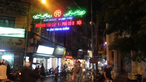 Street Corner in Hanoi 库存影片 231647375