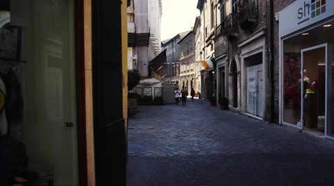 Street corner on the town Stock Footage 63319753