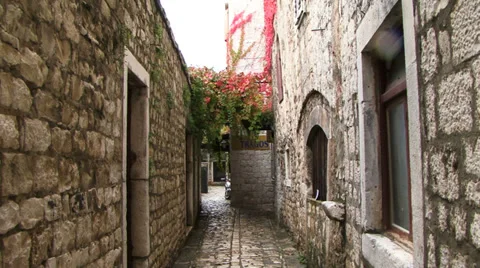 Street in Croatia Split Stock-Footage 34038394