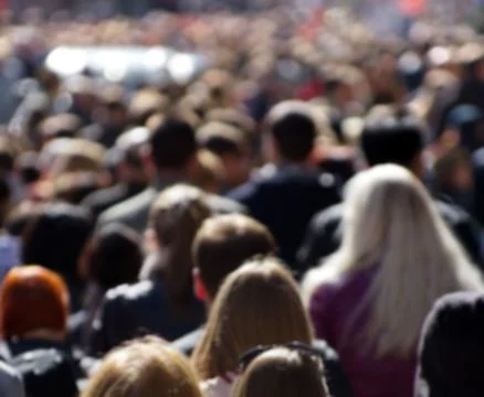 Street crowd Stock Photos