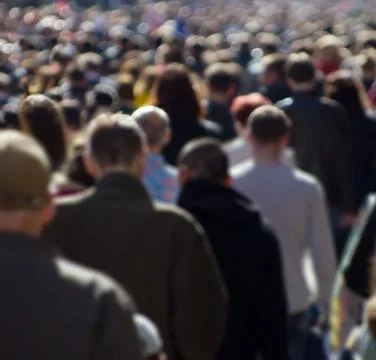 Street crowd Stock Photos
