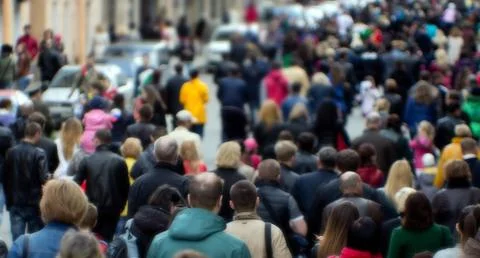 Street crowd Stock Photos