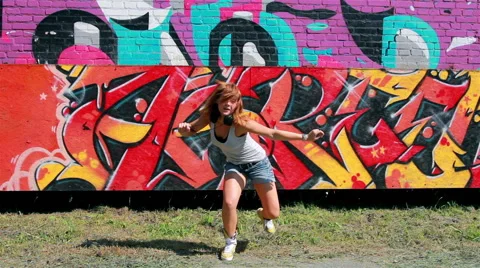 Street dancer Stock Footage 40981414