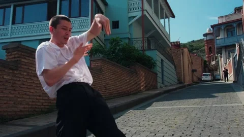 Street dancer Stock Footage 242146570