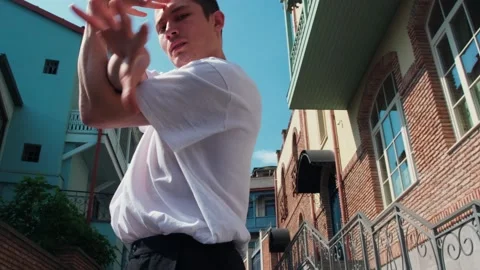 Street dancer Stock Footage 242146681