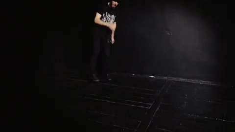 Street dancer performing the elements of breakdancing Stock Footage 82546528