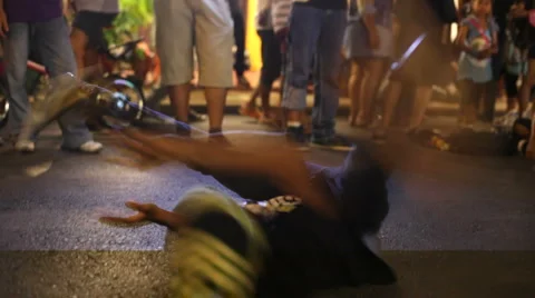 Street dances Stock Footage