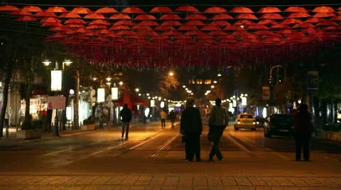 Street Decor Stock Footage 12421672