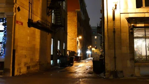 Street downtown Stock Footage 125553638
