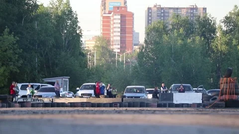 Street Drift (Russia) #6 Stock Footage