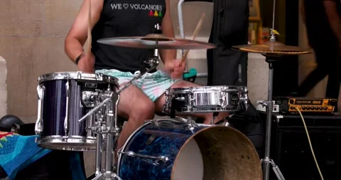 Street Drummer 스톡 동영상 259706802