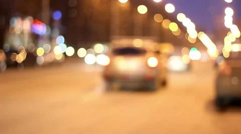 Street in evening Video stock 44813549