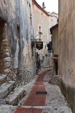 Street of eze Stock Photos