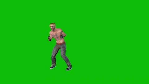 Street Fighter Green Screen Animation (2... | Stock Video | Pond5