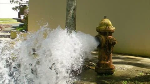 Street Fire Hydrant 720p v1 Stock Footage 8887208