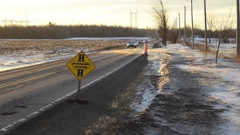 Street flood Stock Footage 101337058
