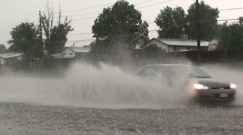 Street Flooding Stock Footage 54746093