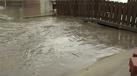 Street Flooding Stock Footage 54756341