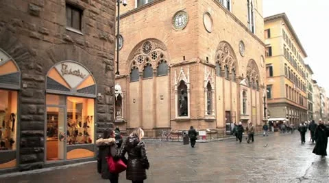 Street In Florence Video stock 20476118