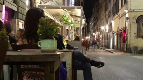 Street of Florence Timelapse Stock Footage 64622673