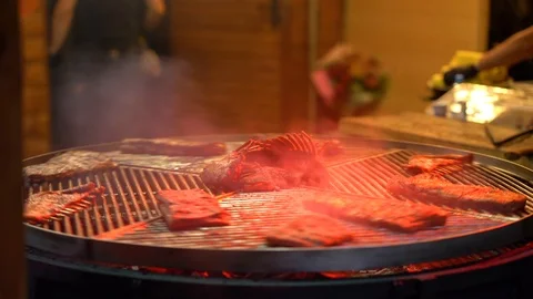 Street food Stock Footage 112195593