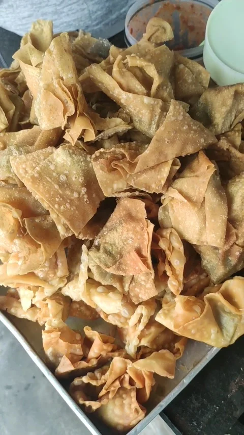 Street food Video stock 213928570
