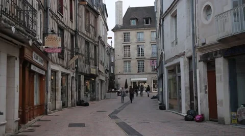 Street in France Stock Footage 46026341