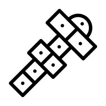 Street games line icon vector illustration Stock Illustration