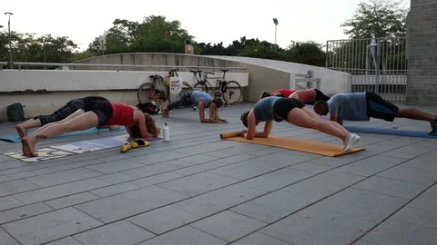 Street Handstand lesson Stock Footage 115583486