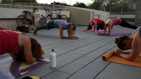 Street Handstand lesson Stock Footage 115584216