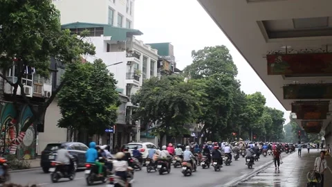 Street in Hanoi 库存影片 231647752
