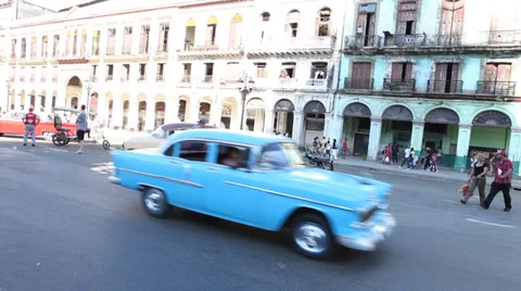 Street in Havana,Cuba Video stock 36142765