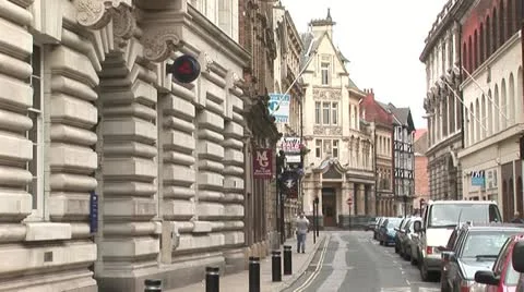 Street in Hull UK Stock Footage 11640767
