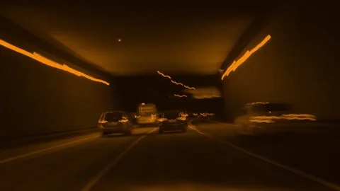 Street Hyper Lapse with Grunge Texture 05 库存影片 150271373