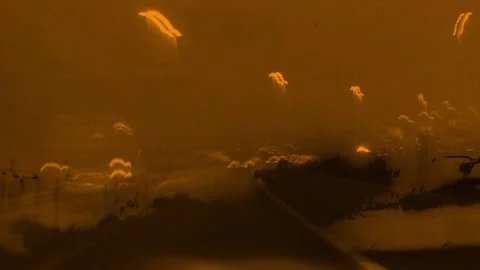 Street Hyper Lapse with Grunge Texture 01 Video stock 150271473