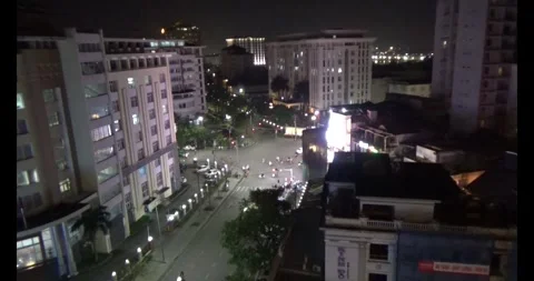 Street with intersection in Capital Hue Stock Footage 304472828