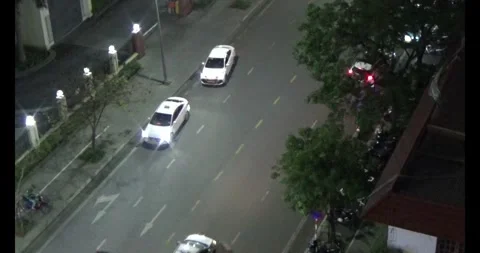 Street with intersection in Capital Hue Stock Footage 304472846