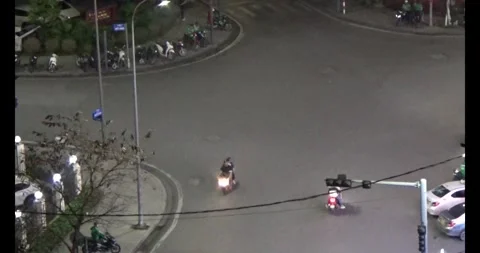 Street with intersection in Capital Hue Stock Footage 304472916