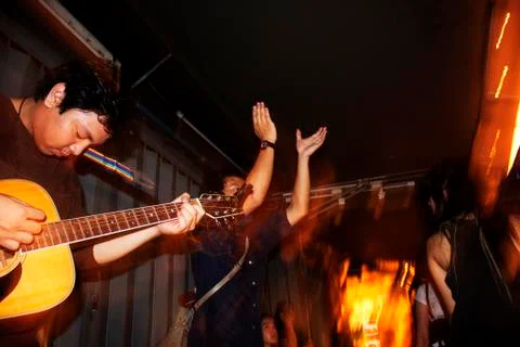 Street Jam Session Stock Photos