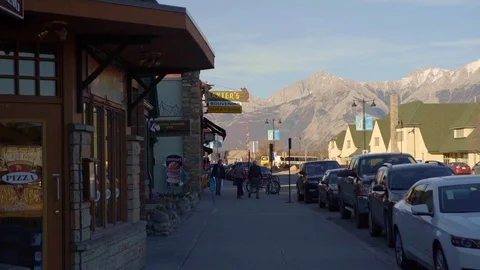 The street of Jasper Town Stock Footage 107186728